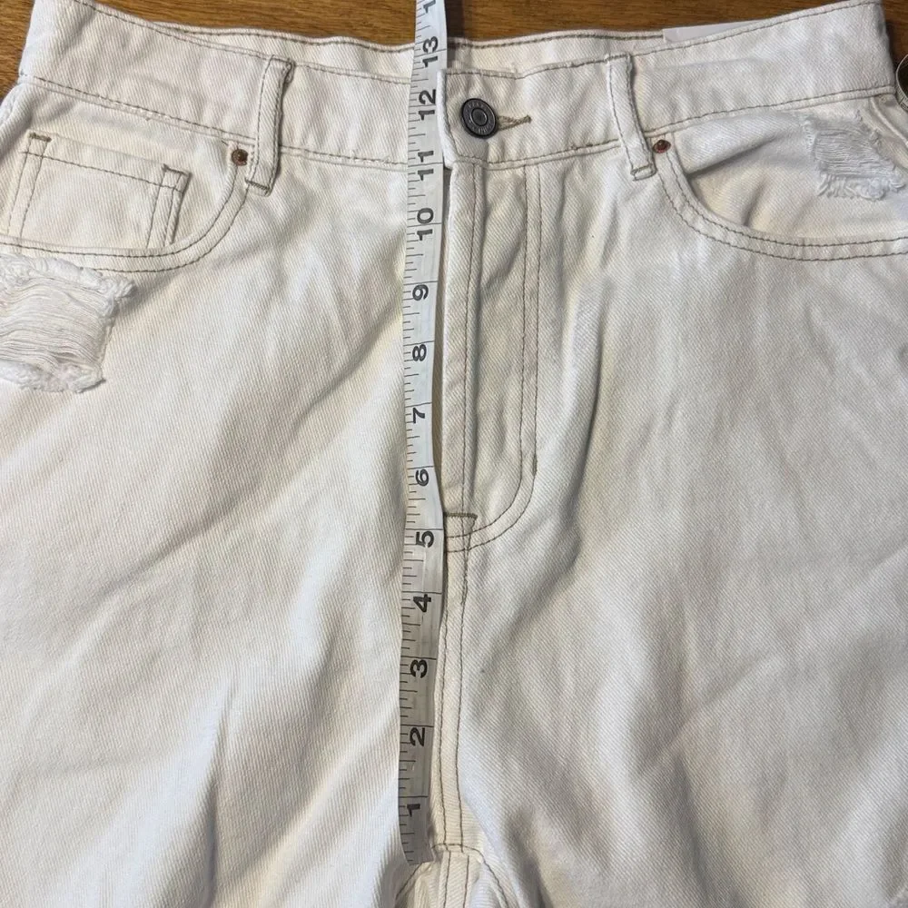 PacSun High Rise Distressed Straight Leg Jeans